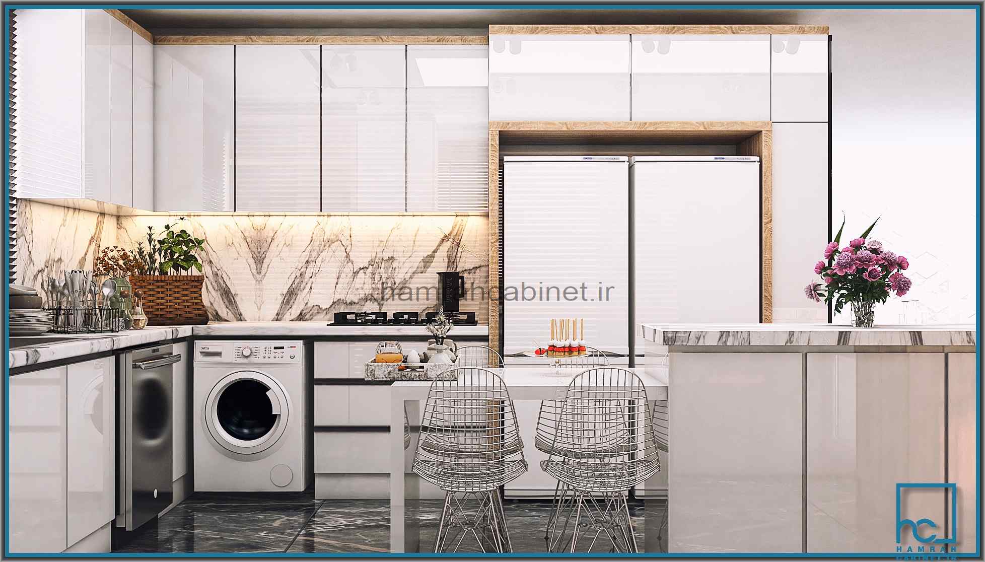 کابینت مدرن ژورنالی85